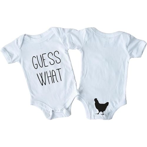 Funny Baby Bodysuits Guess What Chicken Butt Bodysuit Funny Baby Romper Gifts