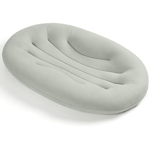 Baby Lounger for Newborn: Portable & Lightweight Pillow for Tummy Time Playtime & Diaper Changes - Skin-Friendly & Breathable for 0-12 Month Supervised Use