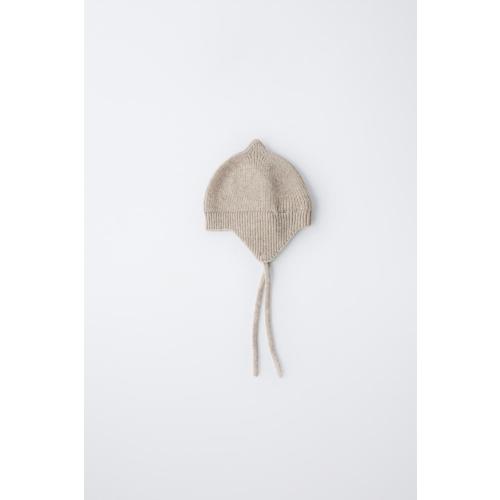 WOOL KNIT BONNET - Tan marl | ZARA United States