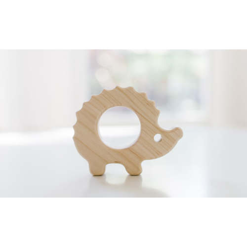 Hedgehog Wooden Baby Grasping Toy by Bannor Toys