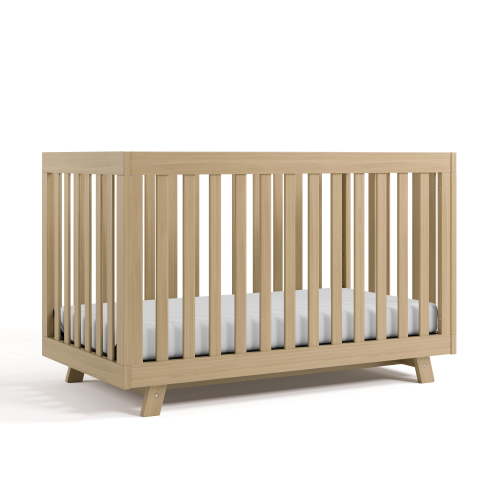Storkcraft Beckett 3-in-1 Convertible Baby Crib, Driftwood