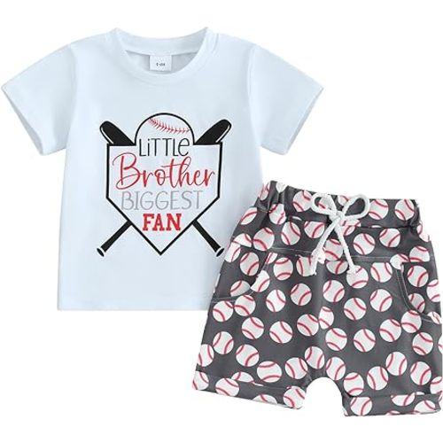 Toddler Baby Boy Girl Summer Clothes T-Shirt Top Shorts Infant Newborn Outfit