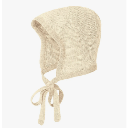 Disana Knitted Bonnet Organic Merino Wool – Natural – Little Zen One