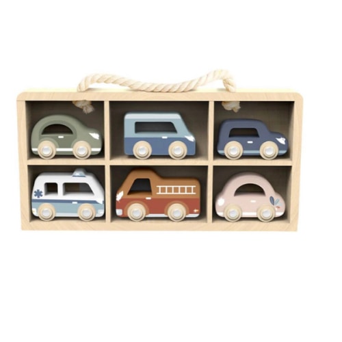 Wooden Toy Car Set