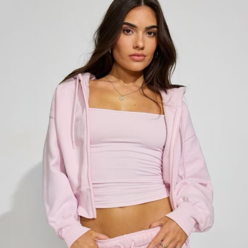 SoftTerry Bubble Zip Hoodie