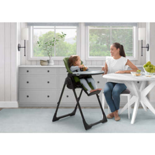 Jeep Classic Convertible 2-in-1 High Chair for Babies and Toddlers with Adjustable Height, Recline & Footrest