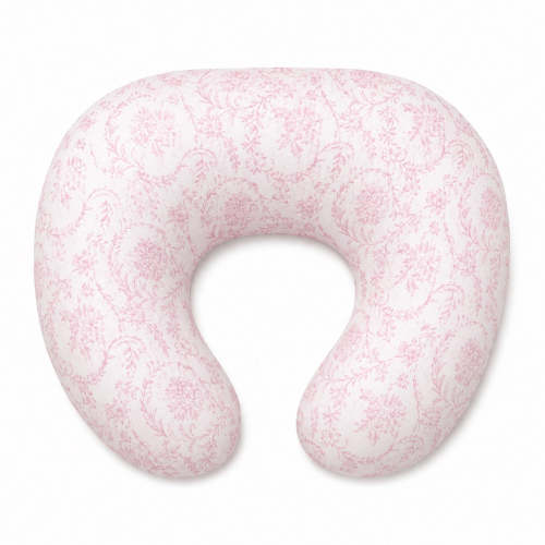 Pink Chinoiserie Ruffle Nursing Pillow Cover