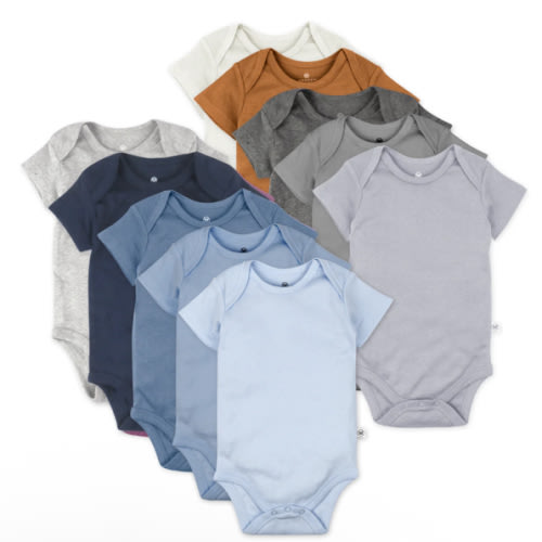 10-Pack Organic Cotton Short Sleeve Bodysuits | Honest Baby Clothing