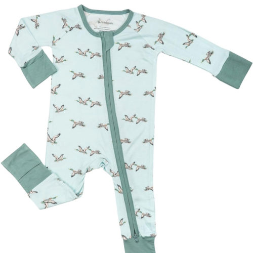 LollyBanks Baby Pajamas, Long Sleeve Baby Romper with 2-Way Zipper, 95% Viscose from Bamboo and 5% Spandex, Infant Sleepers