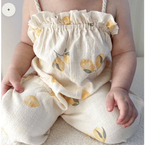 Lemon Drop Jumpsuit (12-18 mo)