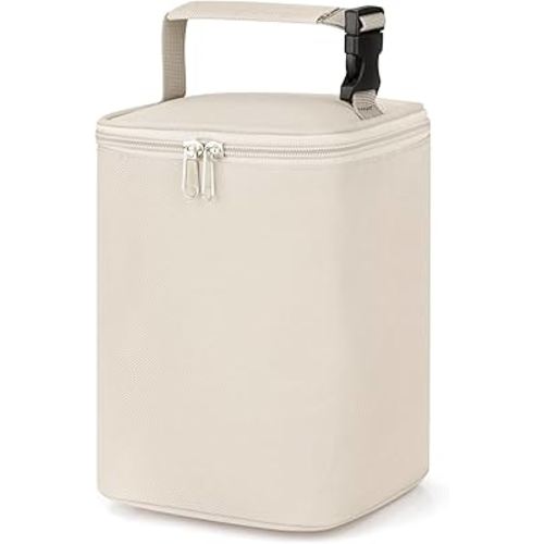 Accmor Breastmilk Cooler Bag, Baby Bottle Cooler Bags, Insulated Bottle Cooler Tote Bags On The Go, Fits 4 Large 8oz Bottles, for Nursing Mom Daycare Travel