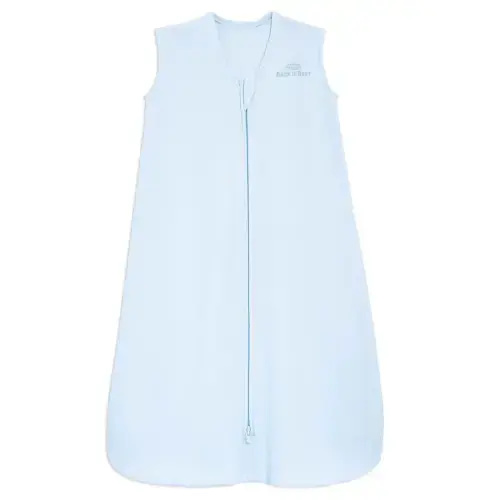 Blue Cotton Wearable Baby Blanket | HALO