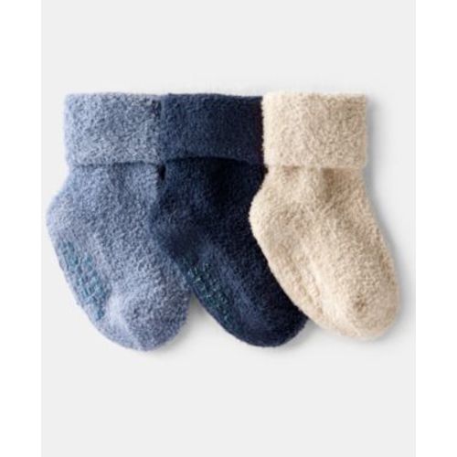 Baby Boys 3-Pack Foldover Bootie Socks