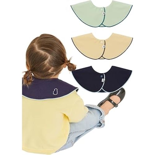 Konny Baby Bib 3/5/7-Pack Set, 360 ° Rotate, Soft and Absorbent Drooling for Toddler Boys Girls Baby Essentials