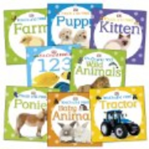 Touch-and-Feel Board Books - Set of 8