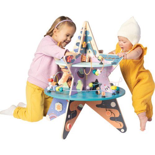 Celestial Star Explorer Wooden Toddler Activity Center - Manhattan Toy | Maisonette