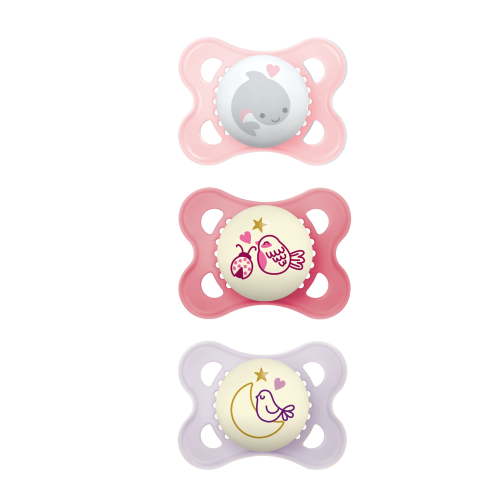 MAM Day & Night Pacifier, 0-6 Months, 3 Pack