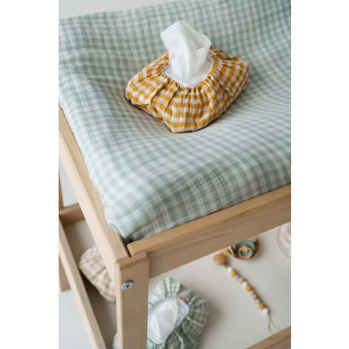 TISU baby wipes cover, Gingham Collection