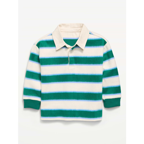 Oversized Long-Sleeve Rugby Shirt for Toddler Boys