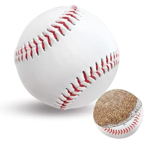 Laatse Blank Unmarked Standard 9 Inch Practice Baseballs