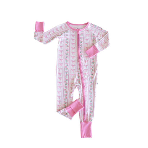 Convertible Zip Romper | Coquette Garden
