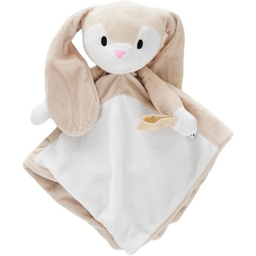 Baby Sleep Toy Soother - Musical Plush Bunny with White Noise & Lullaby - Lovey Security Blanket for Newborns & Infants