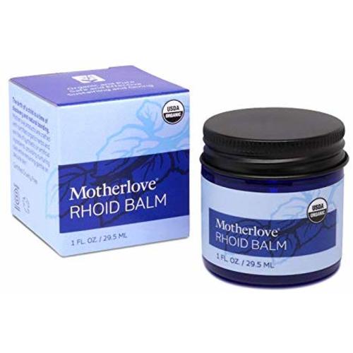 Motherlove Organic Rhoid Balm for Hemorrhoid Discomfort, 1 oz Jar