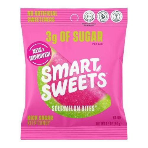 SmartSweets Sourmelon Bites Sour Gummy Candy - 1.8oz