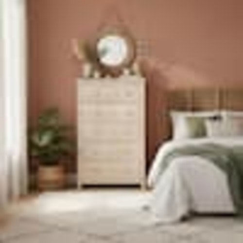 International Concepts Brooklyn 5-Drawer Unfinished Wood Chest BD-8005