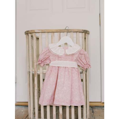 Pink Toile Teresa Baby Girl Set | La Coqueta US – La Coqueta Kids