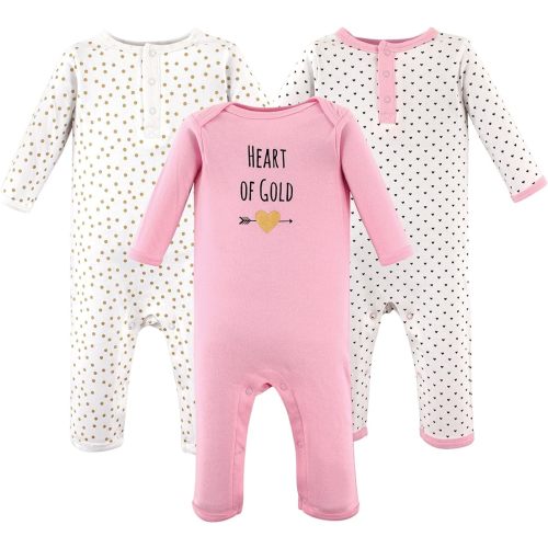 Hudson Baby baby-girls Cotton Coveralls