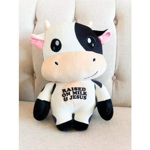 Raised on Milk & Jesus Cow Stuffy – OUR HOUSE ABOVE