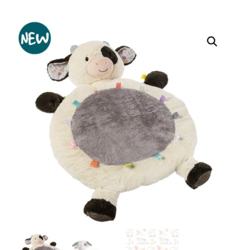 Taggies Buttercup Cow Baby Mat – 31×23″ – Mary Meyer Stuffed Toys