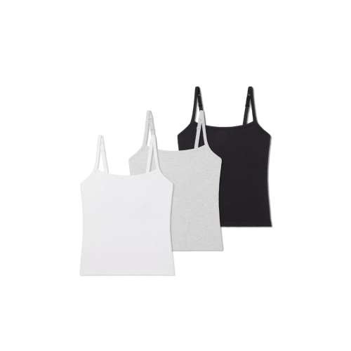 Women's Built-In Bra Seamless Cami 3-Pack