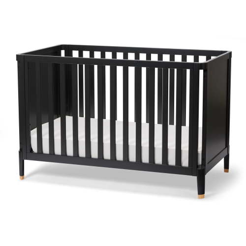 Little Seeds Aster 4-in-1 Convertible Crib, Black