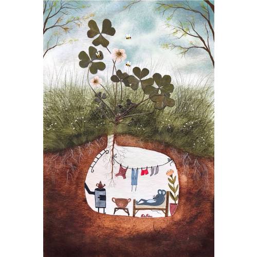 Spring is in the air  / fine art print of my watercolour illustration