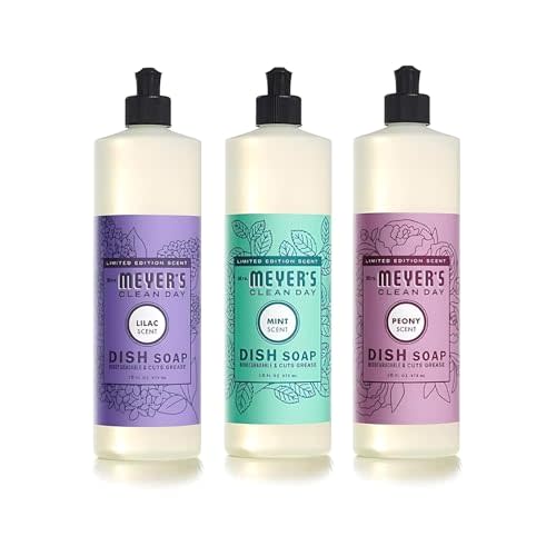 Mrs. MEYER'S CLEAN DAY Variety Dish Soap Scent (Lilac + Mint + Peony)