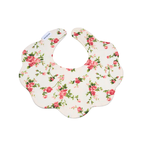 5-Layer Dribble Bib - Vintage Rose