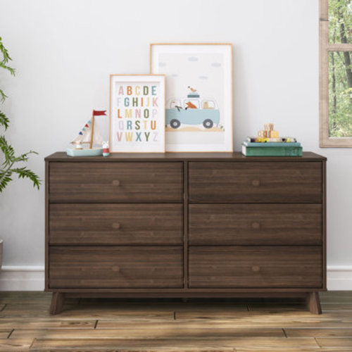 George Oliver Barton Solid Wood 6 Drawer Dresser & Reviews | Wayfair