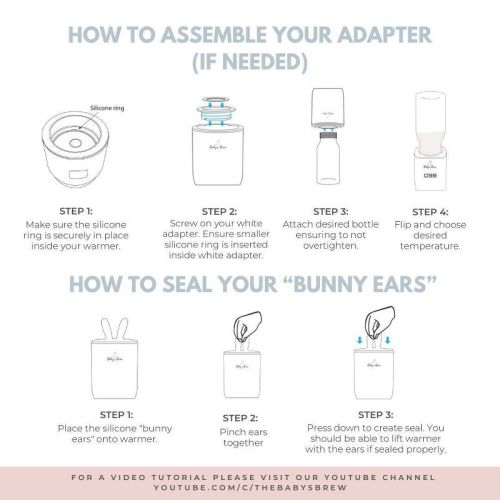 Baby's Brew Bottle Warmer with 4 Adapters