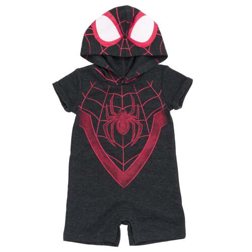 Marvel Spider-Man Miles Morales Newborn Baby Boys Romper Newborn to Toddler