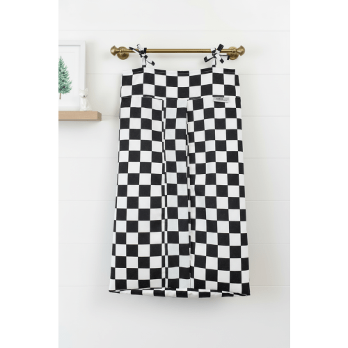 Race Flag Check Racing Diaper Stacker