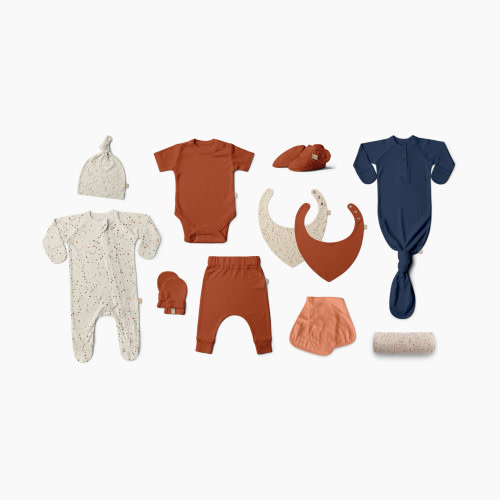 Goumi Kids x Babylist Bamboo & Organic Cotton Ultimate Jumbo Gift Set - Terrazzo, 0-3m