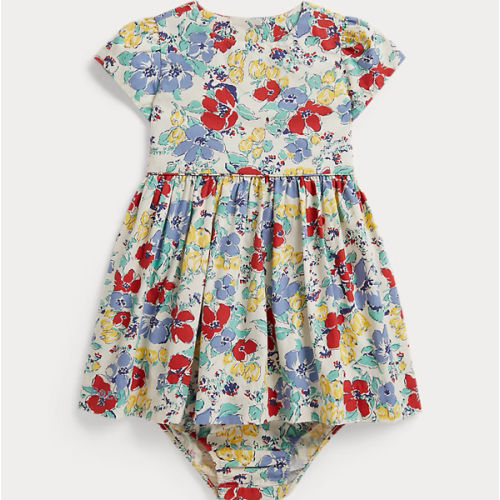 Floral Cotton Poplin Dress & Bloomer