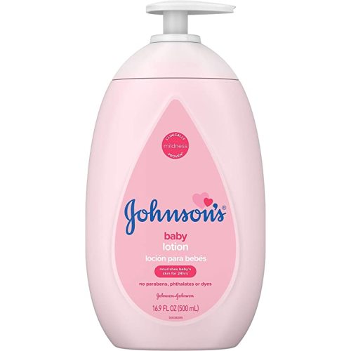Johnson's Moisturizing Baby Lotion with Coconut Oil Hypoallergenic, 16.9 Fluid Ounce, (JNJ17560)