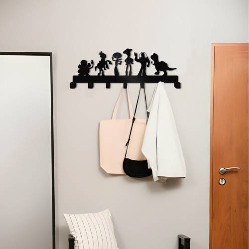 Friends Metal Key Holder: Laser Cut Front Door Decor