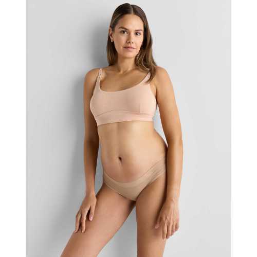 Micromodal Nursing Bra (2-pack) in Warm Sand