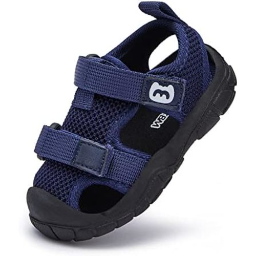 BMCiTYBM Baby Boy Girl Closed Toe Summer Sandals Lightweight Shoes Infant Non-Slip First Walking Sneakers 6 9 12 18 24 Months