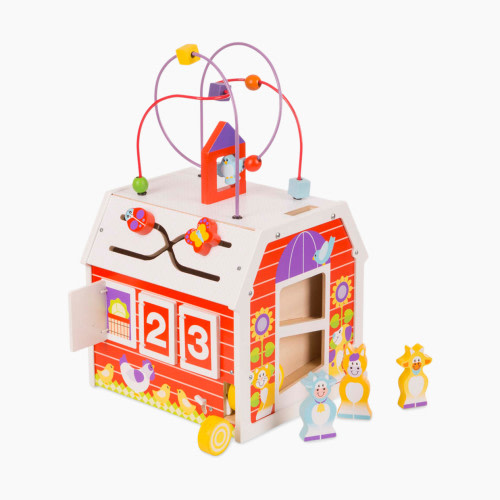 Melissa & Doug First Play Slide, Sort & Roll Activity Barn