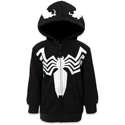Marvel Spider-Man Spider-Verse Venom Zip Up Hoodie Toddler to Big Kid